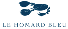 logo hôtel le homard bleu